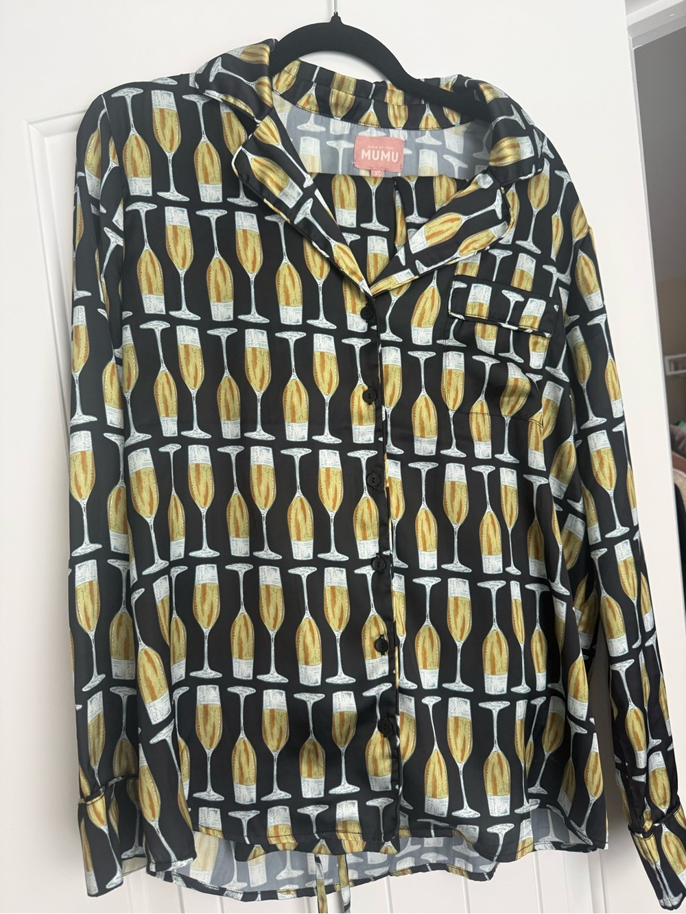 Show Me Your Mumu Champagne Glass Pajama Set